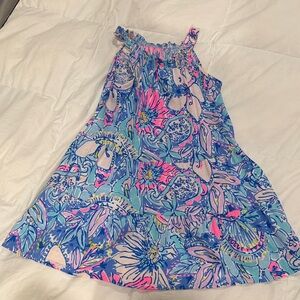 Colorful Floral Sleeveless Dress